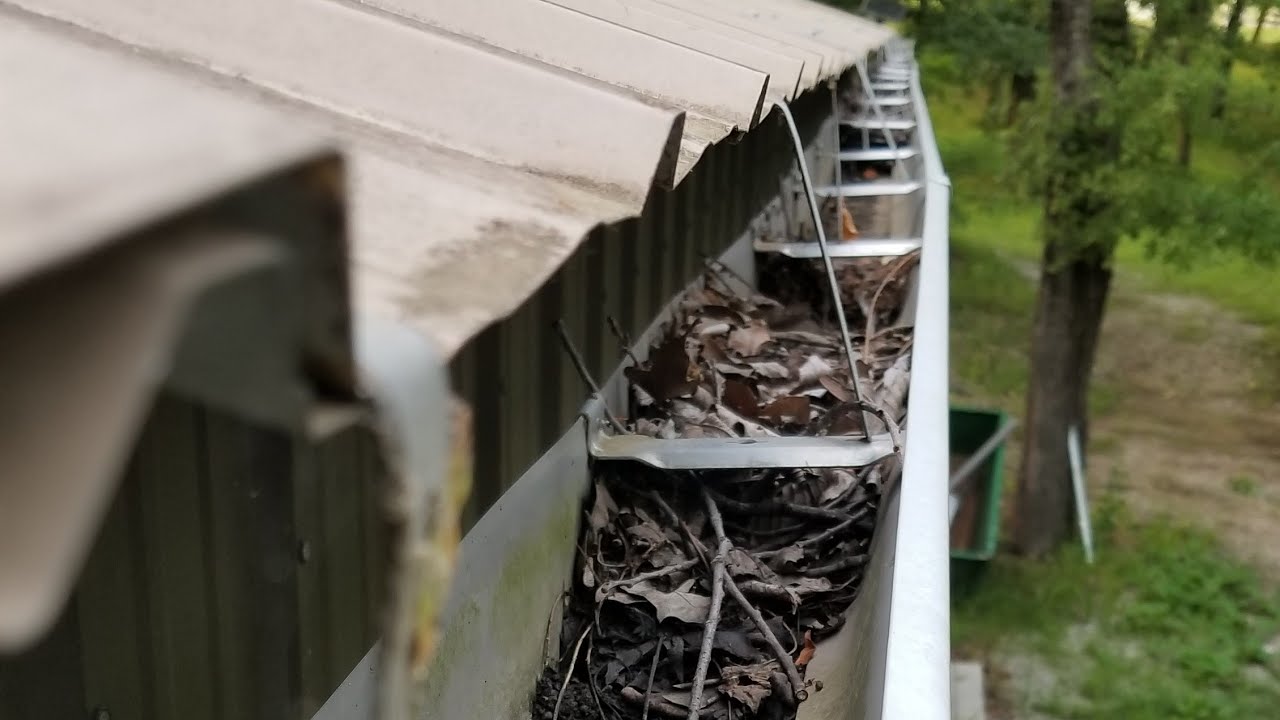 Installing Shop Gutters With No Fascia