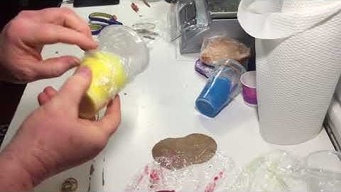 Making soap dough using the sorcery soap dough recipe