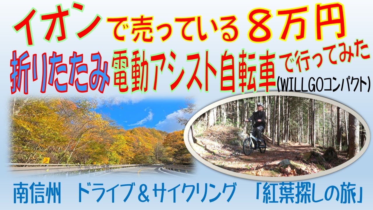 イオンで売っている8万円 折りたたみ電動アシスト自転車（WILLGO