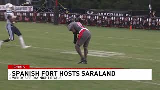 Spanish Fort hosts Saraland in the Wendy's Friday Night Rivals Game of the Week - NBC 15 WPMI