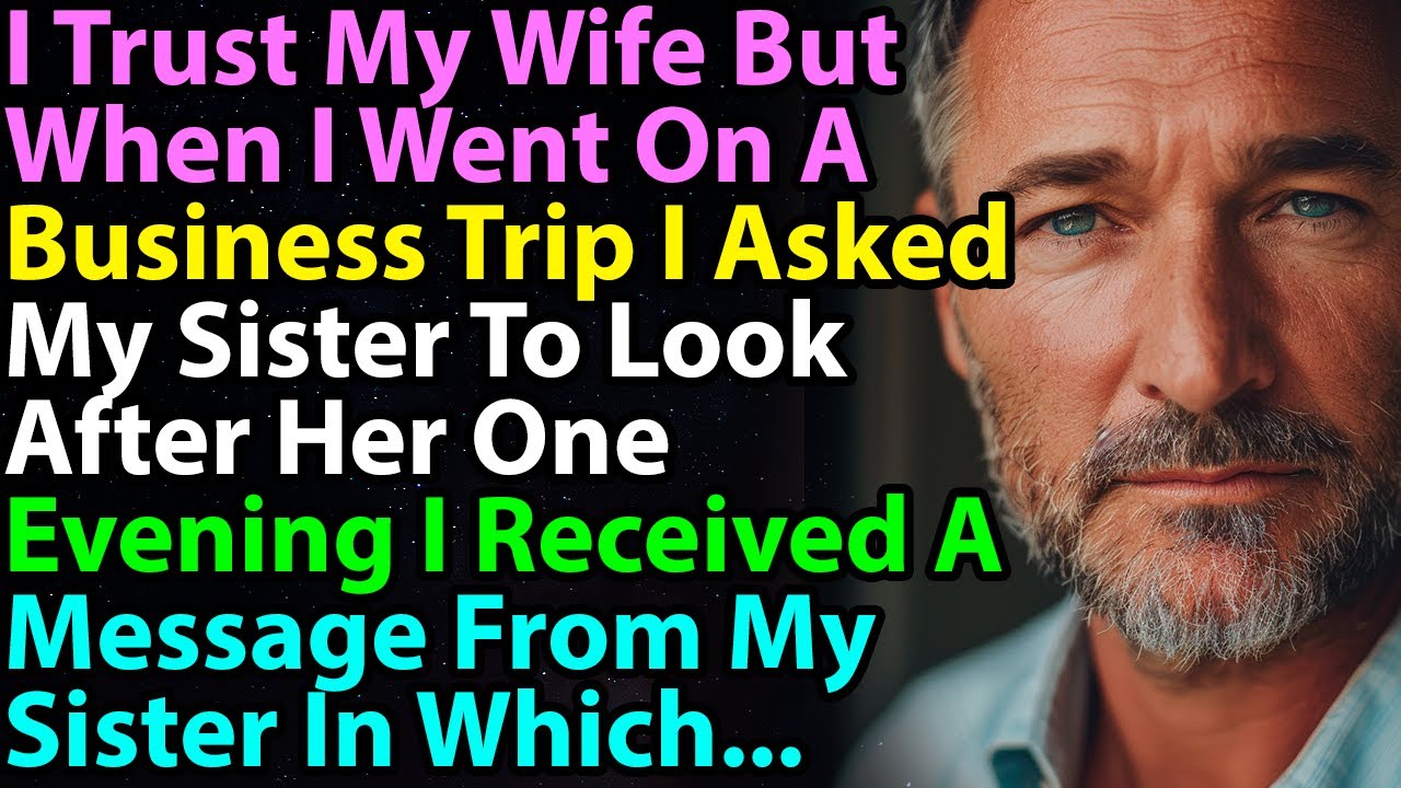 I Trust My Wife But When I Went On A Business Trip I Asked My Sister To ...