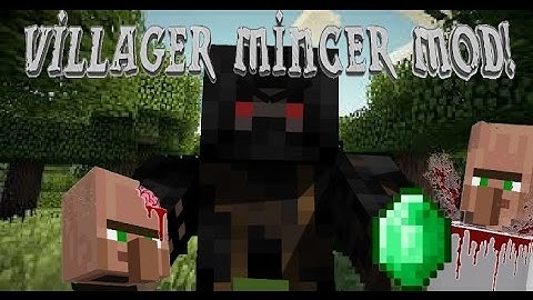 Villager Mincer - Mod Showcase - 1.6.4 - (Eat villagers & shoot with your emerald gun!)