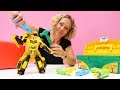 Nicoles Spielzeug Werkstatt - Bumblebee von den Transformers braucht Hilfe