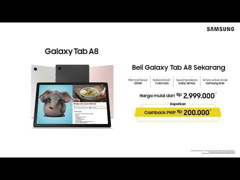 Samsung Galaxy Tab A8 • Promotion • Digital Ads 2022 • Iklan Indonesia 15 sec