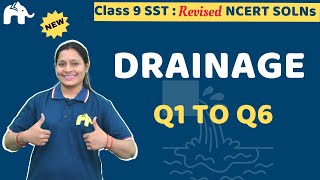 Drainage Class 9 Social Science | Geography Revised NCERT Solutions | Chapter 3 Questions 1-6 screenshot 1