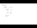 Exponential Equations and Logarithms Quiz