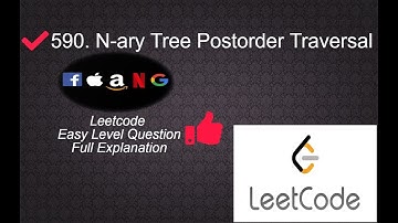 590 N-ary Tree Postorder Traversal | leetcode Easy Level Questions Complete Playlist in Python.