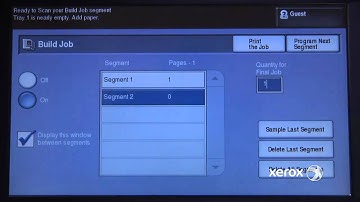 Xerox Copy Job Build, QDoxs