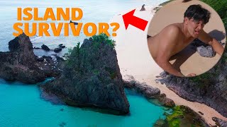 TRYING TO SURVIVE 24 HOURS IN AN ISLAND