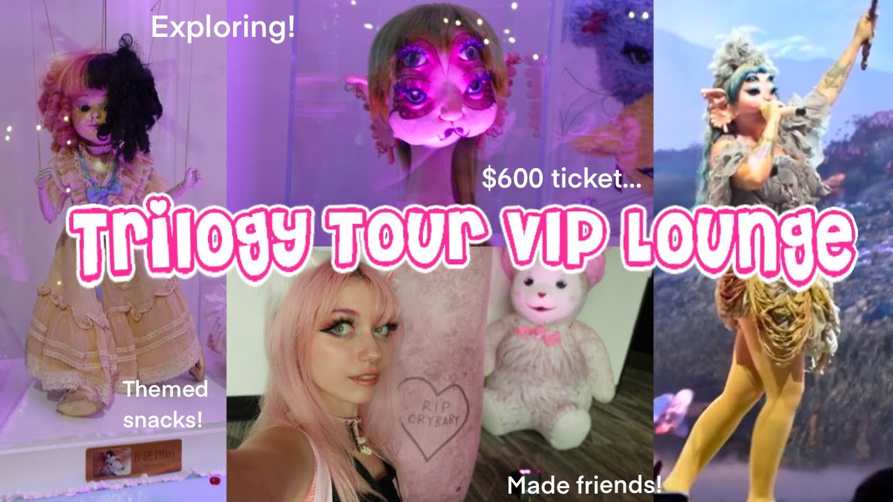 Explore the Trilogy Tour VIP Lounge with me! MELANIE MARTINEZ Concert Vlog