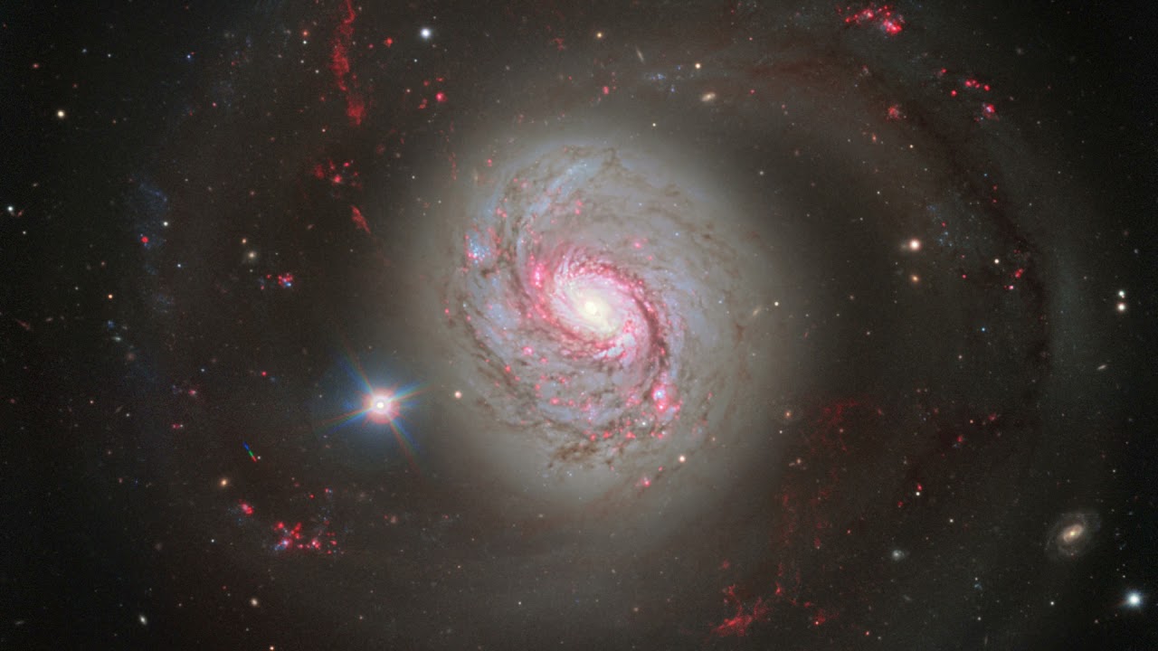 The Sound of Messier 77 Galaxy • [ White Noise ]
