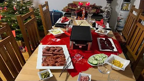 Raclette- Traditional Christmas Eve Meal for Germans #filgervlogs