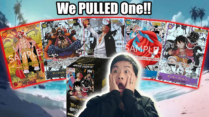 $1000 MANGA Pulled from OP09 Emperors in The New World Booster Box!