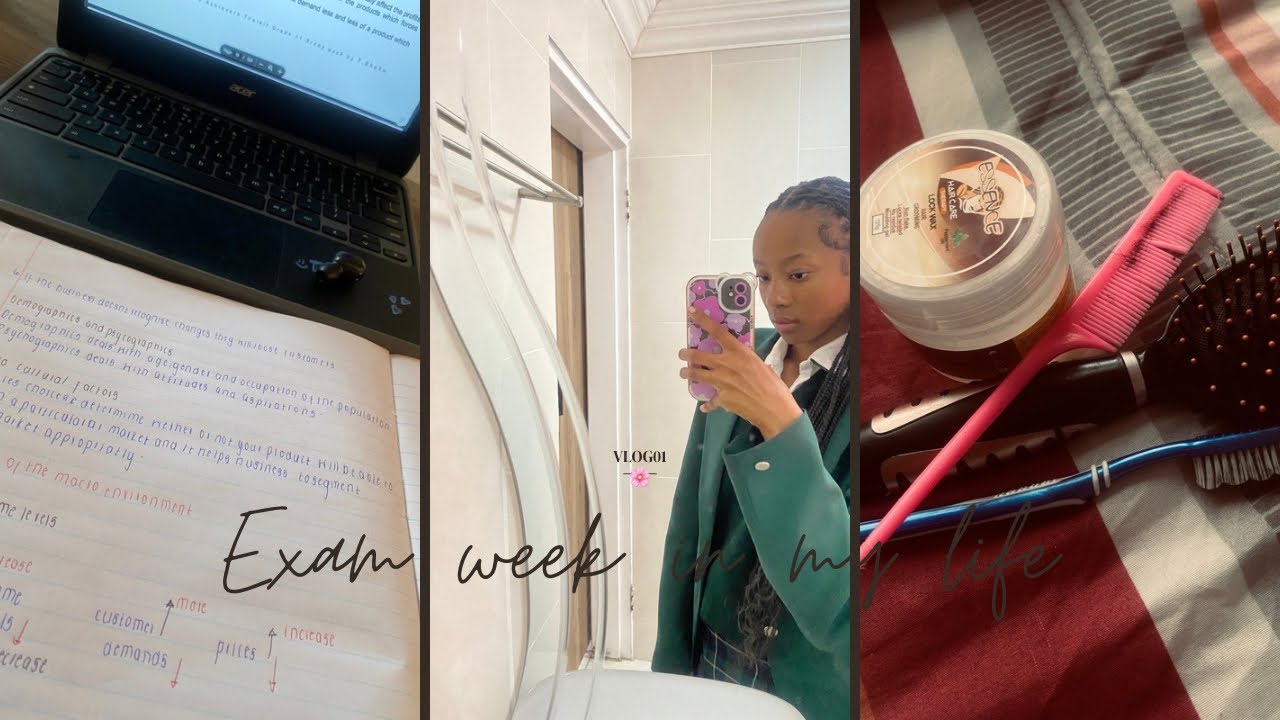 EXAM WEEK IN MY LIFE / Studying/Friends 