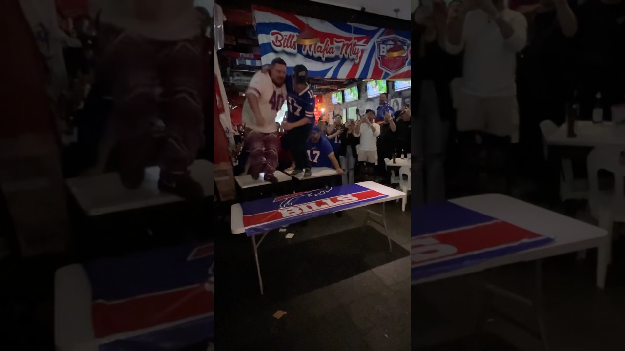 La vibra de la Bills Mafia en Tabernabeu sports bar 