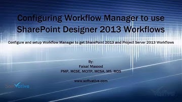 Configuring Workflow Manager to use SharePoint Designer 2013 Workflows