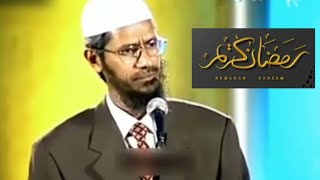 Dr zakir naik speech about Ramadan and roza Urdu and Hindi. Resimi