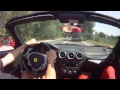 Ferrari F430 Spider test drive in Maranello.