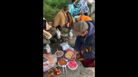 A new batch of enemy prisoners