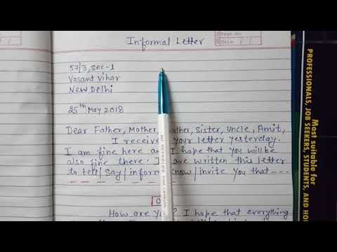 Letter kase likhe - YouTube