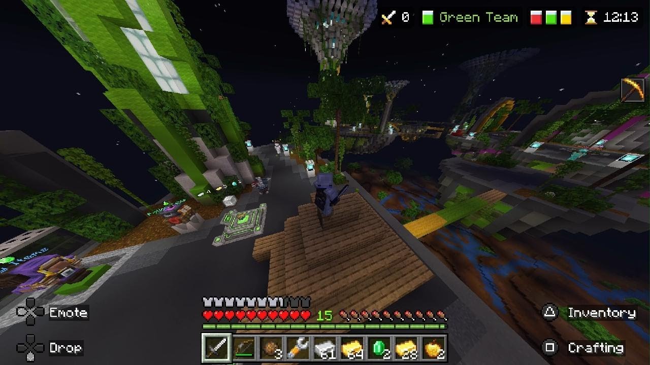 Three us play minecraft bed wars and we have to lock in - YouTube