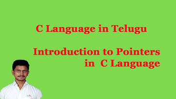 Introduction to Pointers in  C Language || Declaration ,Initialization ,Accessing  || Mr.Sivarao