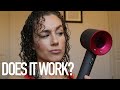 TESTING THE DYSON SUPERSONIC ON CURLY HAIR! | Is it worth $400? ?| REBECCA BASCH |