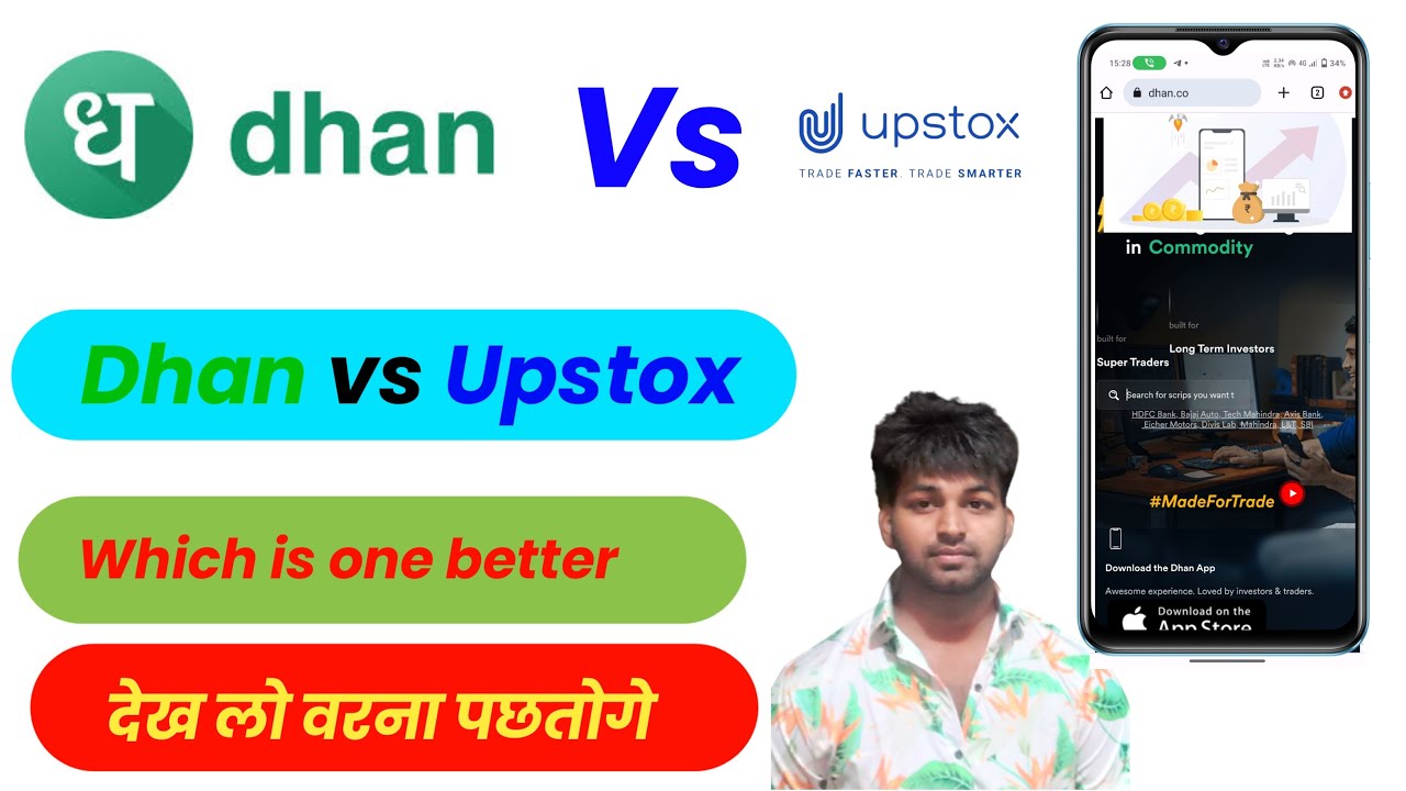Dhan vs Upstox | Which Broker is the Best? | Detailed Comparison | Hindi | Must Watch |