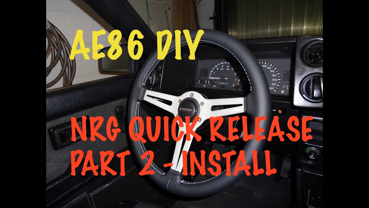 How to Install NRG Quick Release 2.5 Gen + Aftermarket Steering Wheel