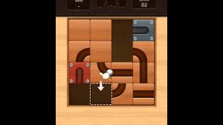 Roll the Ball slide puzzle Moving C Pack Level 52 Solution screenshot 4
