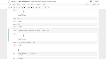 Data Science - python - Numpy vs Pandas