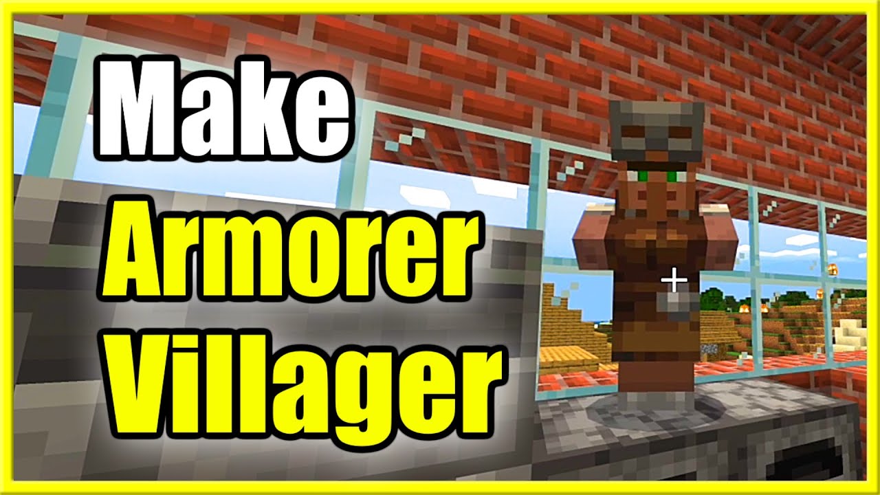 How to Make an Armorer Villager in Minecraft (Best Tutorial!) - YouTube