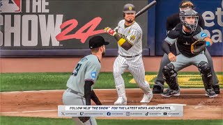 Miami Marlins vs San Diego Padres 5/29/2024 MLB The Show 24 Gameplay