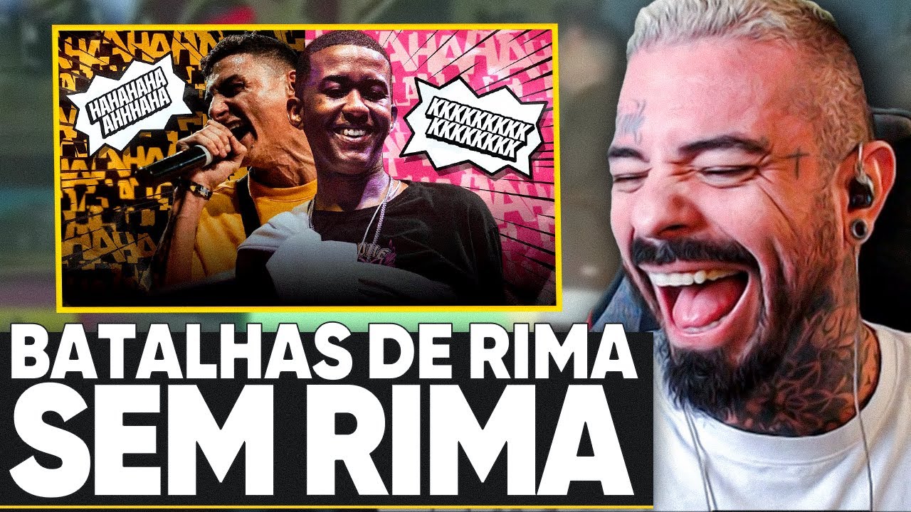 BATALHAS de RIMA sem RIMA | react BATALHAS DE RIMA ENGRAÇADAS