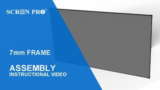 Screenpro Ultra Thin Edge Frame Screen Assembly Tutorial Z Series