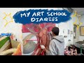 Talking about life after graduation painting and more  studio vlog