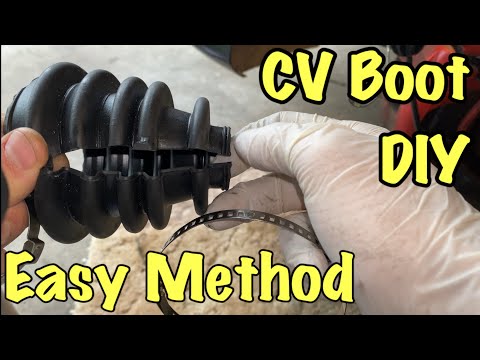 Fiat 500 Front Axle Boots Replacement - No Driveshaft/Axle Removal!