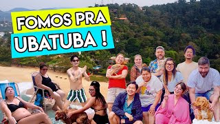 FAMÍLIA BUSCAPÉ NA PRAIA 🏖 🤣🎉 VLOG EM UBATUBA 🎉