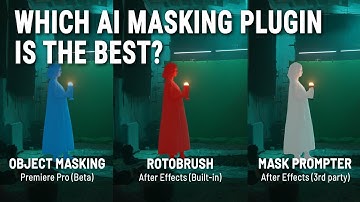 Comparing AI Rotoscoping Tools - Premiere Pro OBJECT MASKING vs ROTO BRUSH vs MASK PROMPTER