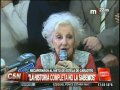 Conferencia de prensa de la recuperación del nieto de Estela de Carlotto