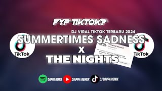 DJ Summertimes Sadness X The Night X Ruang Rindu Full Song | DAPPA REMIX VIRAL TIKTOK