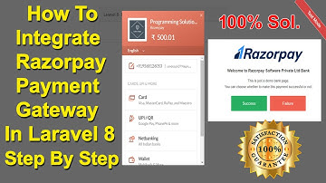 How To Integrate Razorpay Payment Gateway In Laravel 8 Step By Step In Hindi | Razorpay In Laravel