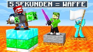 JEDE SEKUNDE ZUFÄLLIGE  OP BLÖCKE gegen YOUTUBER - Minecraft