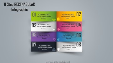 26.Create 8 Step Rectangular Infographic|Powerpoint Infographics|Graphic design|Free Template