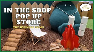 🏕 visiting bts/seventeen in the soop pop up store - the hyundai seoul | 인더숲 팝업 스토어 방문