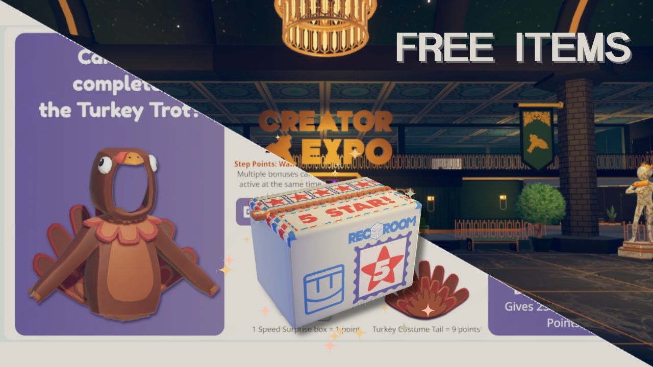Free Items Galore! Rec Room Creator Expo 2025 - YouTube