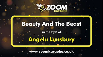 Angela Lansbury - Beauty And The Beast - Karaoke Version from Zoom Karaoke