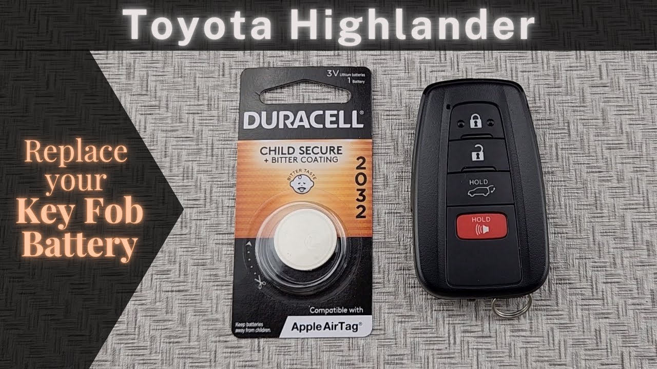 Toyota Highlander Key Fob Batterynull