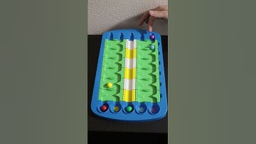 Marble Run ASMR Logical route puzzle 7 #shorts #marblerun #rollercoaster
