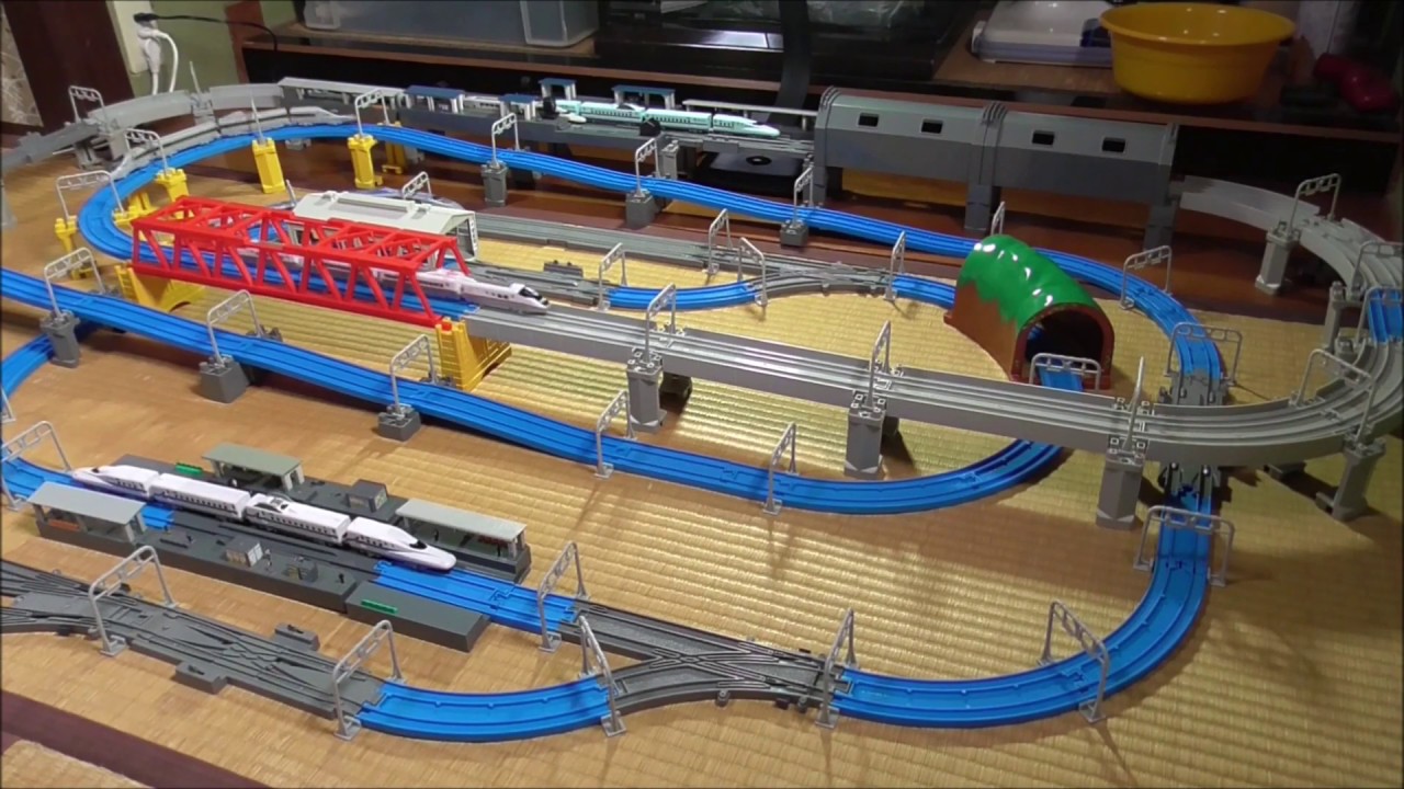 6編成の動きがリンク【プラレールアドバンス】連続発車ステーションと